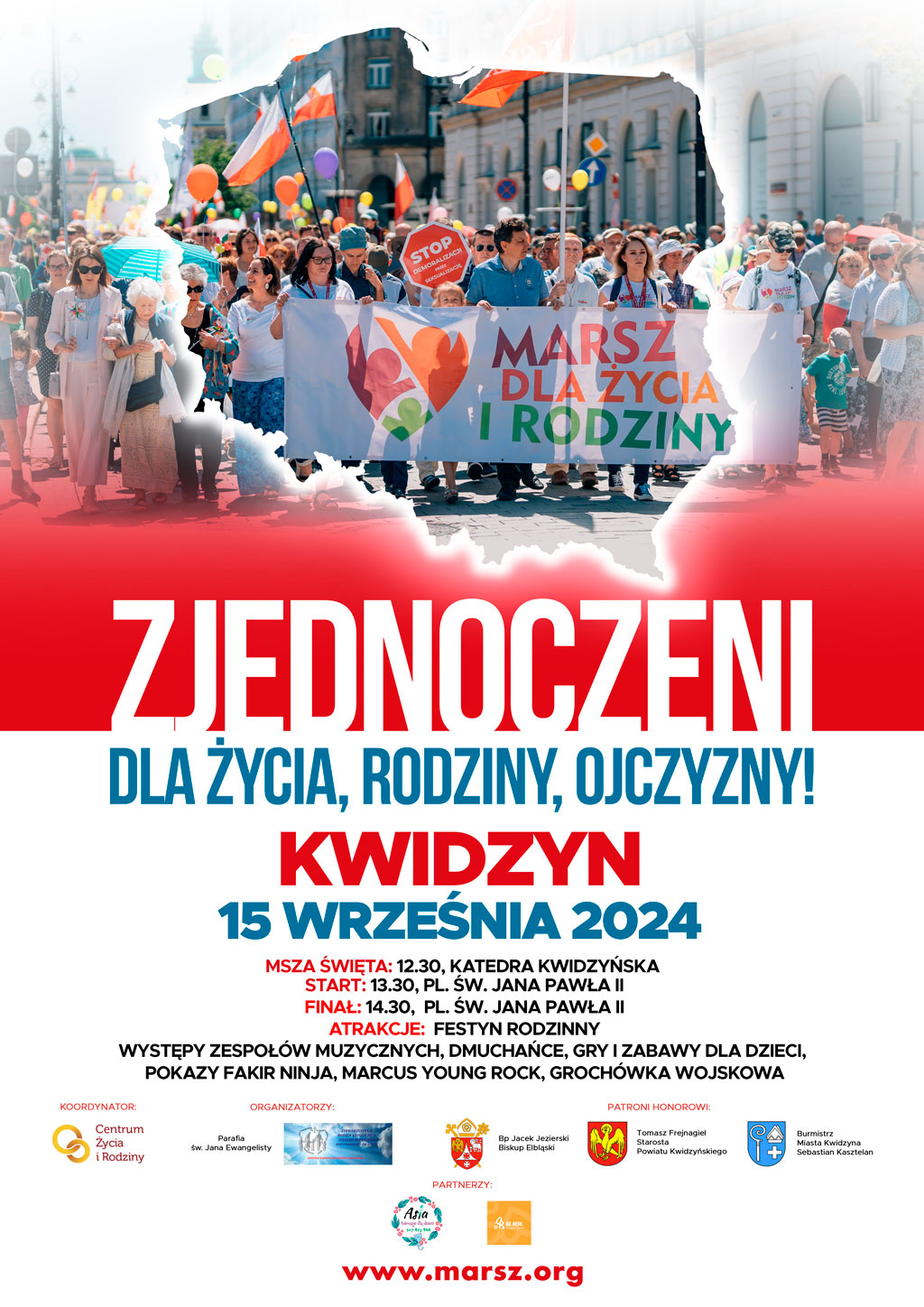 Marsz dla życia i rodziny Kwidzyn 2024