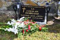 Poświęcenie tablicy pamiątkowej upamiętniającej śp. Czesława Tobiasza ps. 