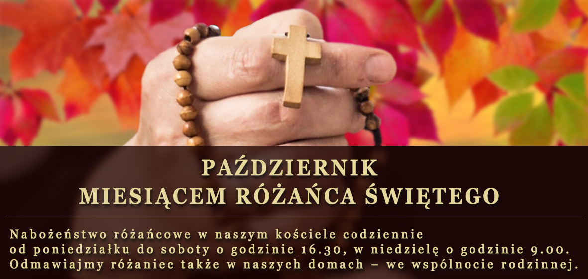 Październik miesiącem odmawiania różańca świetego